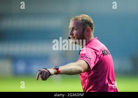 Featherstone, England - 2. Oktober 2021 - Schiedsrichter Rob Hicks während der Rugby League Betfred Championship, Halbfinale-Play-off, Featherstone Rovers vs Halifax Panthers im Millennium Stadium, Featherstone, UK Dean Williams Stockfoto
