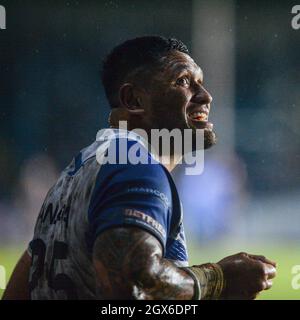 Featherstone, England - 2. Oktober 2021 - Adam Tangata von Halifax Panthers während der Rugby League Betfred Championship, dem Halbfinale-Play-off, Featherstone Rovers vs Halifax Panthers im Millennium Stadium, Featherstone, UK Dean Williams Stockfoto