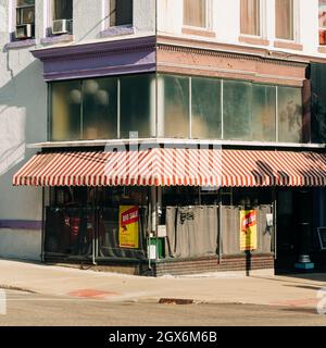 Architektur in der Innenstadt von Bloomington, Illinois Stockfoto