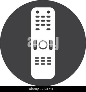 Vektorgrafik für Remote-tv-Symbole Stock Vektor