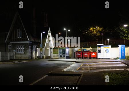 Kenley Bahnhof General View GV, South London. Stockfoto