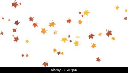 Herbst Blatt Hintergrund Vorlage Vektor Illustration Stock Vektor