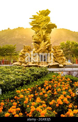 Sam Mountain im Mekong Delta. Stockfoto