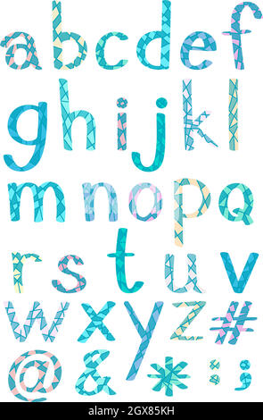 Alphabete Stock Vektor