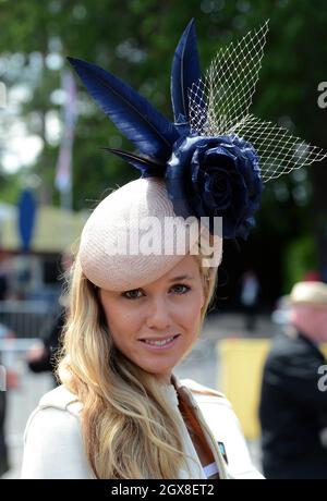 Florence Brudenell-Bruce nimmt am 20. Juni 2012 am zweiten Tag von Royal Ascot Teil Stockfoto