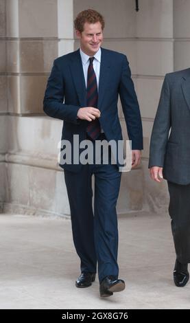Prince Harry besucht am 20. Mai 2013 das Help for Heroes Recovery Center im Tedworth House, Tidworth Stockfoto