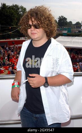 Jack Osbourne beim Virgin Mobile V Festival 2003 in Chelmsford, Essex. â©jonfurniss/allaction.co.uk Stockfoto