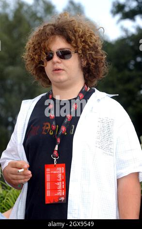 Jack Osbourne beim Virgin Mobile V Festival 2003 in Chelmsford, Essex. â©jonfurniss/allaction.co.uk Stockfoto