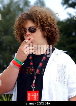 Jack Osbourne beim Virgin Mobile V Festival 2003 in Chelmsford, Essex. â©jonfurniss/allaction.co.uk Stockfoto