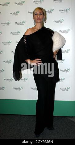 Tania Bryer bei der Macmillan Celebrity Christmas Stocking Auction, Christies, South Kensington. Stockfoto