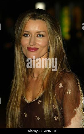 Natascha McElhone, die bei der Premiere von „der Herr der Ringe“, „die Rückkehr der Könige“ auf dem Odeon, Leicester Square, zu sehen war. Stockfoto