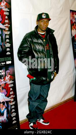 MOS Def bei der Filmpremiere von „Lackawanna Blues“ in New York Stockfoto