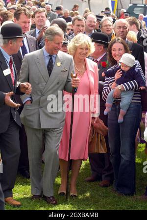 Prinz Charles, Schirmherr der Devon County Agricultural Association, und Camilla Herzogin von Cornwall besuchen die Devon County Show, die jetzt in ihrem 110. Jahr stattfindet. Anwar Hussein/allactiondigital.com Stockfoto