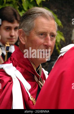 Charles, Prinz von Wales, nimmt Teil. Stockfoto