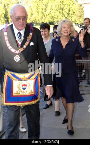 Camilla, Herzogin von Cornwall trifft am 26. Oktober 2006 in der Royal Albert Hall in London auf Freimaurer aus der Grand Lodge der Mark Master Freimaurer. Anwar Hussein/EMPICS Entertainment Stockfoto