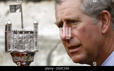 Prinz Charles, Prinz von Wales, nimmt an einem Empfang im Tower of London Teil, um am 12. März 2007 die British Tourism Week zu starten. Stockfoto