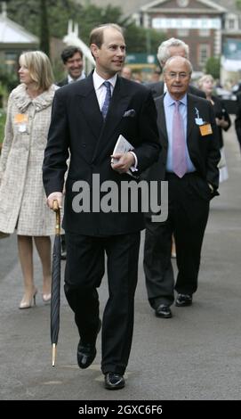 Prince Edward auf der RHS Chelsea Flower Show in London am 21. Mai 2007. Stockfoto