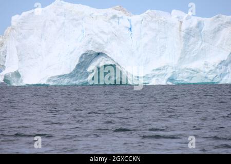 Fantastische Eisbergszenerie in Disko Bay Stockfoto