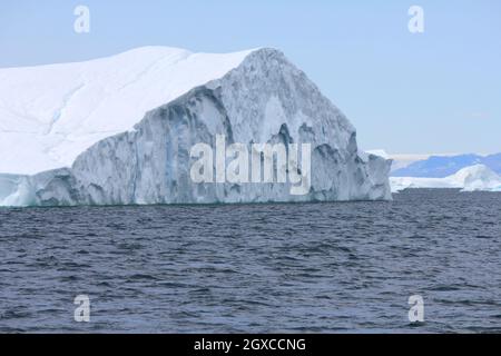 Fantastische Eisbergszenerie in Disko Bay Stockfoto