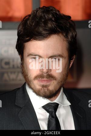 Casey Affleck nimmt an den 13. Annual Critics' Choice Awards im Santa Monica Civic Auditorium, Los Angeles, Teil. Stockfoto