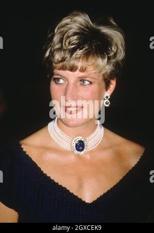 Prinzessin Diana, um 1986 Stockfoto