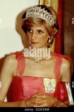 Prinzessin Diana, um 1986 Stockfoto