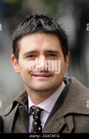 Tom Chambers kommt bei den Women's Own Children of Courage Awards 2008 in der Wesminster Abbey im Zentrum von London an. Stockfoto