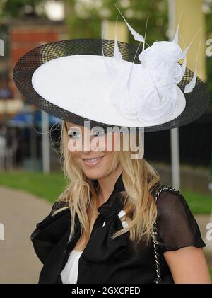 Ein Rennegoist am zweiten Tag der Ascot-Rennen auf der ascot-Rennbahn in der Grafschaft von Bergen Stockfoto