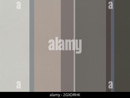 Baumwollstoff-Textur bedruckt mit beigefarbenen Streifen. Hintergrundbild Stockfoto