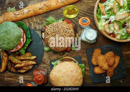 Ein Food-Farben für die Welt Stockfoto