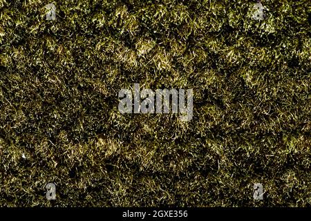 Textur von braunem Teppich mit langem Flor. Stockfoto