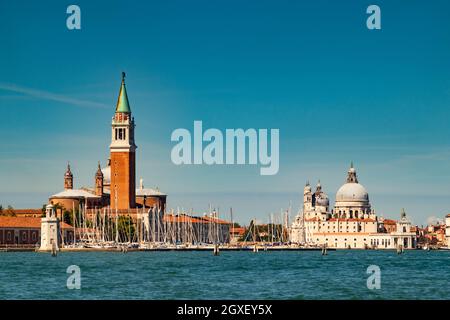 Venedig, Venetien, Italien nach 2020 Sperrung im Sommer. Hochwertige Fotos Stockfoto