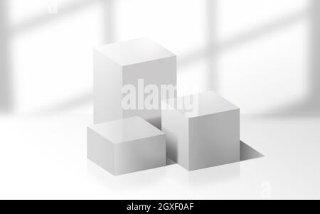 3D-Produktdisplay-Ständer Stockfoto