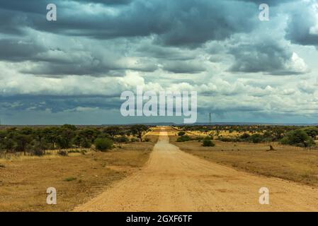 Berglandschaft am Omaruru River in der Erongo Region Von Zentral-Namibia Stockfoto