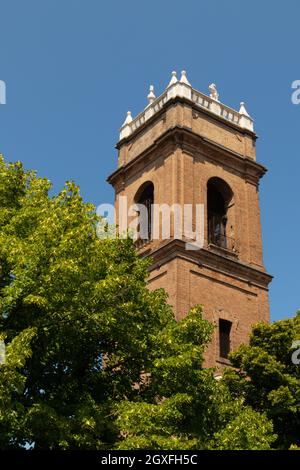 Alter Wachturm und Glockenturm, Guastalla, Italien. Hochwertige Fotos Stockfoto