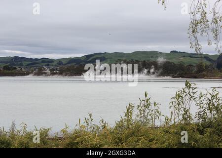 Lake Rotorua. Neuseeland. 20. September 2011 Stockfoto