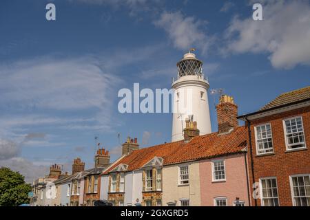 Der Leuchtturm von Southwold Suffolk Stockfoto