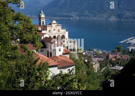 Madonna del Sasso Stockfoto