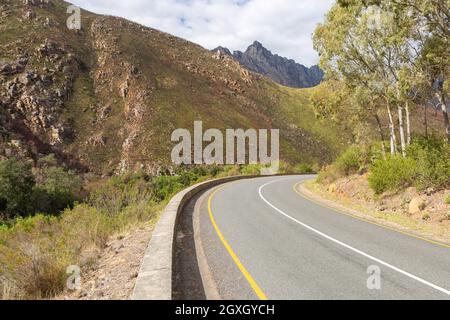 Auf dem Tradouw Pass bei Barrydale im westlichen Kap von Südafrika Stockfoto