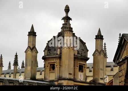 Außenansicht der Bodleian Library, Oxford, Großbritannien Stockfoto