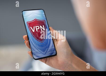 VPN Web Security Technology für Computernetzwerk Stockfoto