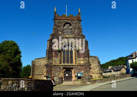 BANGOR. GWYNEDD. WALES. 06-26-21. Die Kathedrale. Stockfoto