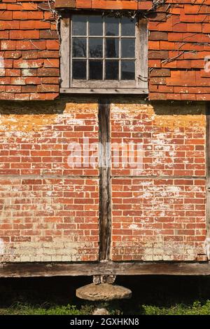 Mittelalterliche Gebäude auf dem Gelände von Cowdray House, Cowdray Park, Midhurst, Sussex, England, VEREINIGTES KÖNIGREICH Stockfoto