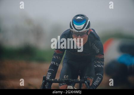 3. Oktober 2021 Paris-Roubaix. Foto von Simon Gill. Stockfoto