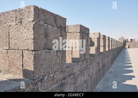 Mauern der Festung Diyarbakir. Sur, Diyarbakir, Türkei Stockfoto