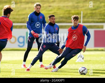 Burton, England, 5. Oktober 2021. Von England Züge in St. George's Park, Burton auf Trent. Bilddatum: 5. Oktober 2021. Bildnachweis sollte lauten: Andrew Yates/Sportimage Kredit: Sportimage/Alamy Live News Stockfoto