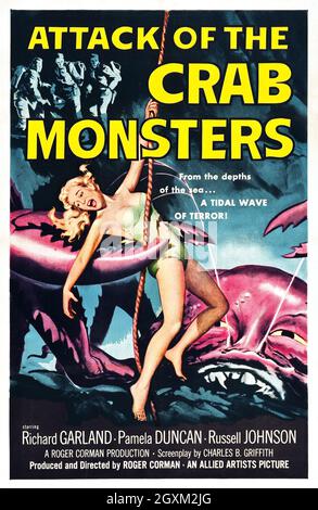 Angriff der Krabbenmonster Stockfoto