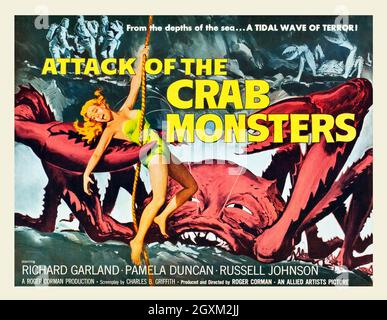 Angriff der Krabbenmonster "B" Stockfoto