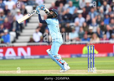 Englands Moeen Ali Fledermäuse Stockfoto