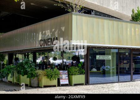 BFI Riverfront Bar und Restaurant, Southbank, London, Großbritannien Stockfoto